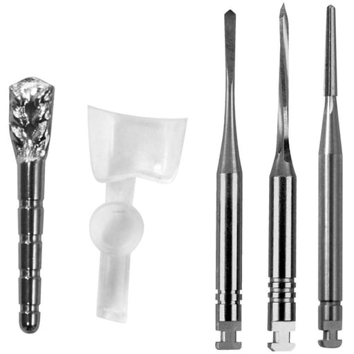 C.I. Kit #4 Fine kit, containing 20 FINE flat-head stainless steel posts, 20