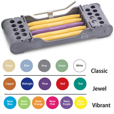 E-Z Jett Cassette - Teal, Holds 5 Instruments 8" x 3-1/8" x 1-3/16". Open top