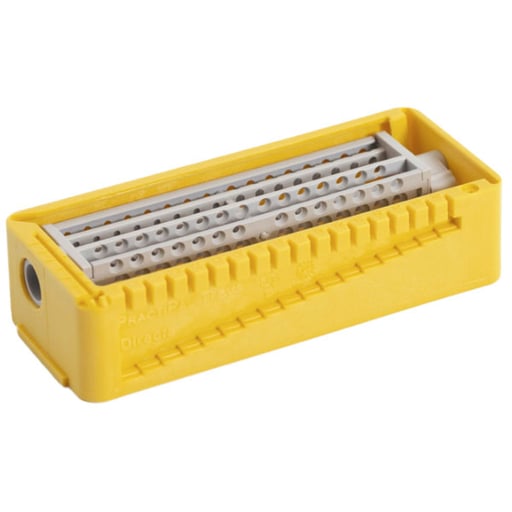 PractiPal Bur/Endo Stand - Yellow, holds up to either 16 burs or 28 files