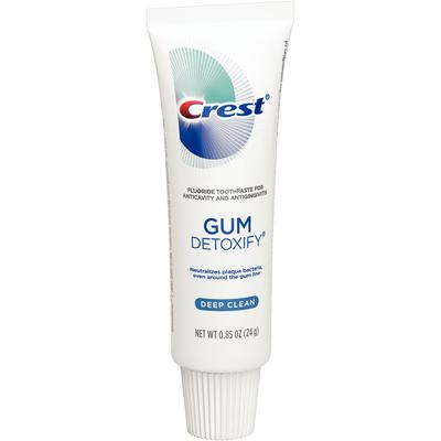 Crest Gum Detoxify Toothpaste. Case of 36 - .85 ounce tubes. It is an
