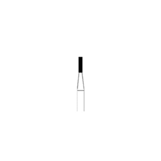 Quala FG #835 009 Flat End Cylinder Single Use Diamond, Coarse Grit, pack of 25