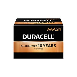 DURACELL Battery, Alkaline, Size AAA, 144 per case (UPC# 53048)