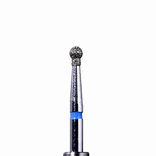 Defend FG #802.016 Medium grit, Round with Neck diamond burs, 10/Pk