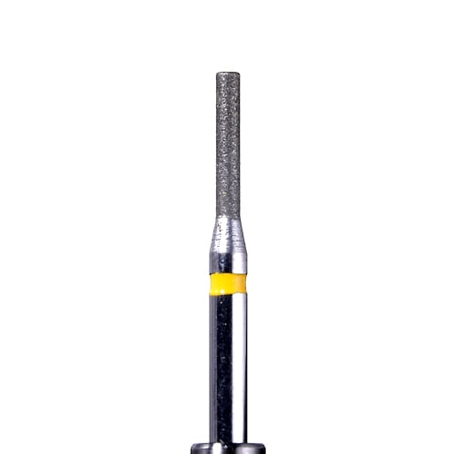 Defend FG #836.012 Super fine grit, Flat end cylinder diamond burs, 10/Pk