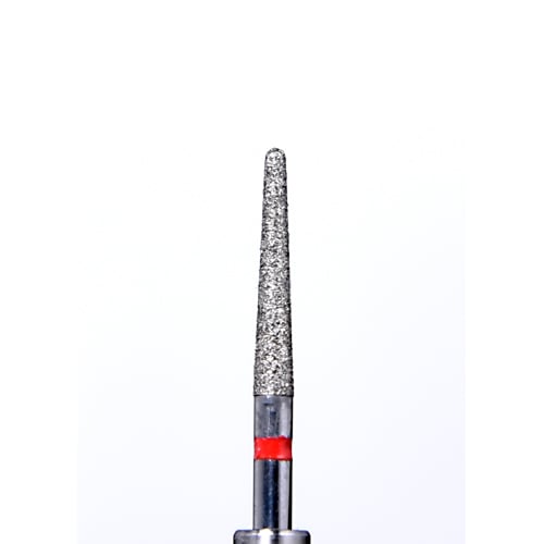 Defend FG #850.018 Fine grit, Round end taper diamond burs, 10/Pk