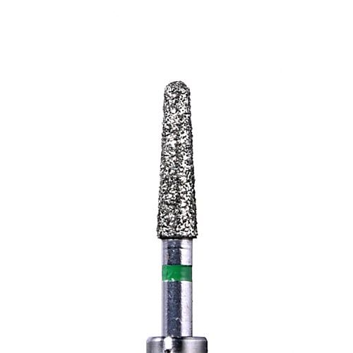 Defend FG #856.018 Coarse grit, Round end taper diamond burs, 10/Pk