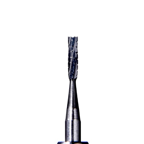 Defend FG SS #557 flat fissure cross cut carbide bur, pack of 10 burs