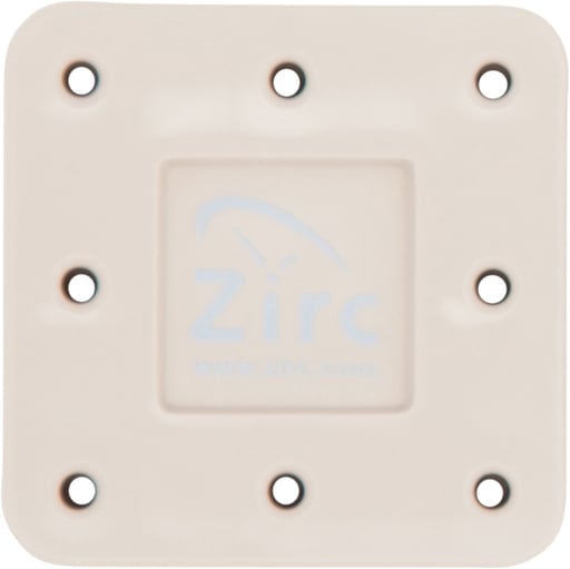 Zirc 8 Hole Beige, Magnetic Bur Block with Microban. Autoclavable/Chemiclavable