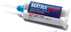MatrixTemp Temporary Crown and Bridge Material, Shade A3, Package of 1 - 50 mL