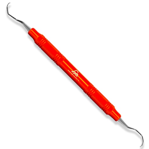 American Eagle #3/4 Langer Curette with 3/8" EagleLite Resin Red Handle
