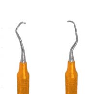 American Eagle #15/16 Gracey Curette with 3/8" EagleLite Resin Orange Handle