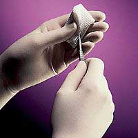 Micro-Touch Elite Vinyl glove: Large, Non-Sterile, Powder-Free. Box of 100
