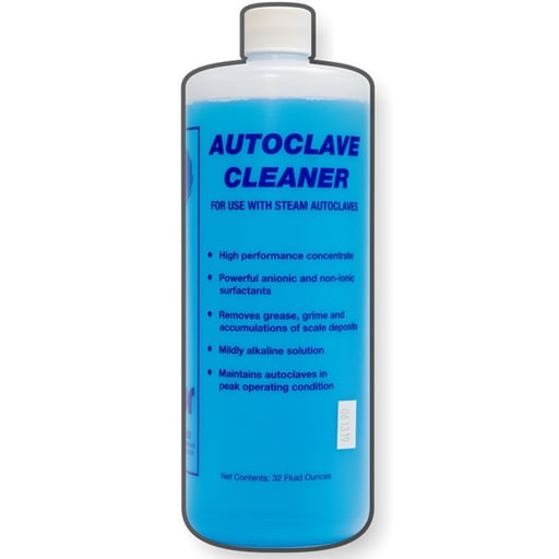 House Brand Concentrated for steam autoclaves, 1 quart bottle. For steam