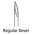 BD General Use IM Sterile Hypodermic Needle, 23 G x 1 1/2", Thin Wall Type