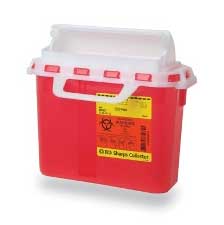 BD Sharps Collector 5.4 Quart BD Next Generation Sharps Container. Sharps