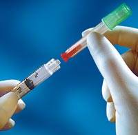 BD Twinpak 10 mL BD Syringe Dual Cannula Device, Consisting of a 20 G Steel