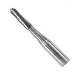 Miltex FG #1557 straight round head crosscut fissure carbide bur, pack of 10