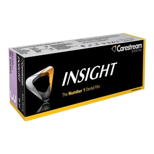 Insight IB-31 Size 3 - F-Speed, Bite-Wing, 1-Film Paper Packets, 100/Box.