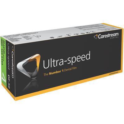 Ultra-speed DF-50 #4 Occlusal Dental X-Ray film in a 1-Film Paper packet, Box