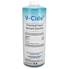 V-Cide Chemical Vapor Sterilant Solution, Case of 4 - 1 Liter Bottles