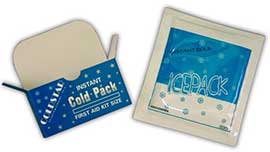 Coldstar Single-Use Instant Non-insulated Cold Packs, 5" x 5.5", 50/Case