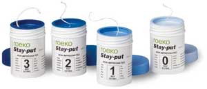 Roeko Stay Put #2 Medium, Non-impregnated, Braided Retraction Cord with an