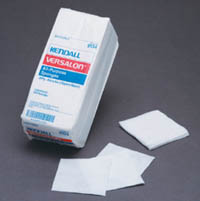 Versalon 4" x 4" 4-Ply N/W Sponges 2000/Cs. Non-Sterile Non-Woven Sponges