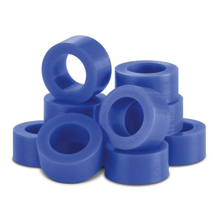 Pulpdent Blue Silicone Color Code Instrument Rings 60/Bx. Large size: 7/32" ID