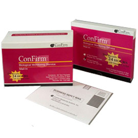 ConFirm Mail-In Premium - 6 Packets (3 Strip Test). Postage Paid. 6 Test