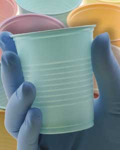 Crosstex Clear Plastic 5 oz. Drinking Cups, box of 2500 Cups