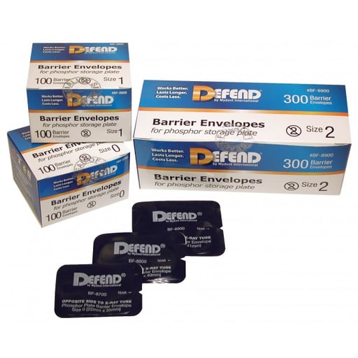 Defend Size #2 Phosphor Plate Barrier Envelopes 300/Box. Made of soft, supple