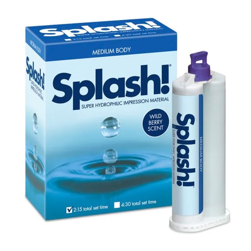 Splash! Half-Time Cartridges, 2:15 Set Time Monophase/Medium, 2 - 48 mL