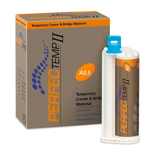 PERFECTemp II A3.5 Cartridge, Temporary Crown & Bridge Material 4:1, Self-Cure