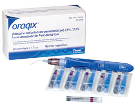 Oraqix Periodontal Gel, 2.5% Lidocaine and 2.5% Prilocaine