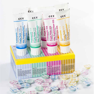 ProphyCare Prophy Paste CCS Red, Fine - 60 mL Tube. RDA 120, 20 micron, 84g