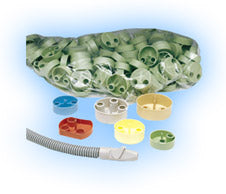 Dispos-A-Screen Blue 2 1/8" evacuation trap, fits Adec models with plastic
