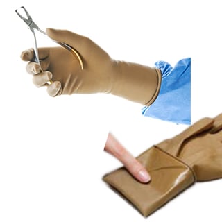 Encore Orthopaedic Latex Orthopaedic Surgical Gloves: size 9, Sterile