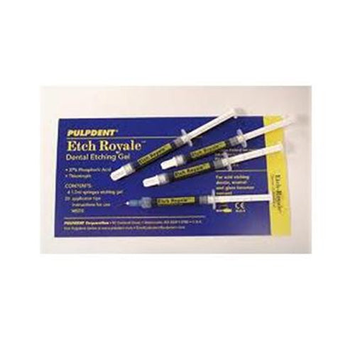 Etch Royale Etch 37% Phosphoric Acid Gel, Complete Kit: 4 - 1.2 mL Syringes