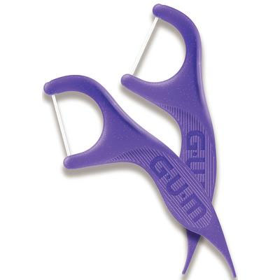 GUM Comfort Slide Flossers with Control Grip handle, 48 Packages