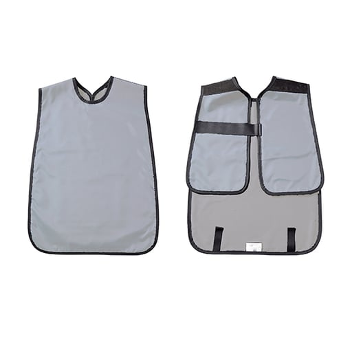 Flow X-Ray Adult (24" x 27") X-Ray Lead Panoramic Apron without Collar- GRAY