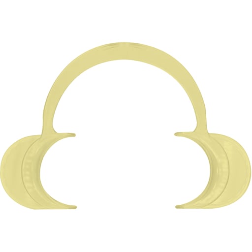 Directa Cheek Retractor, Ivory - Adult - 2/Pk. Easy to place Cheek Retractor
