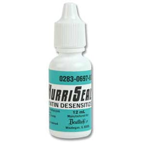 HurriSeal Dentin Desensitizer, 12 mL (0.41 fl. oz.) Bottle. Simple to use