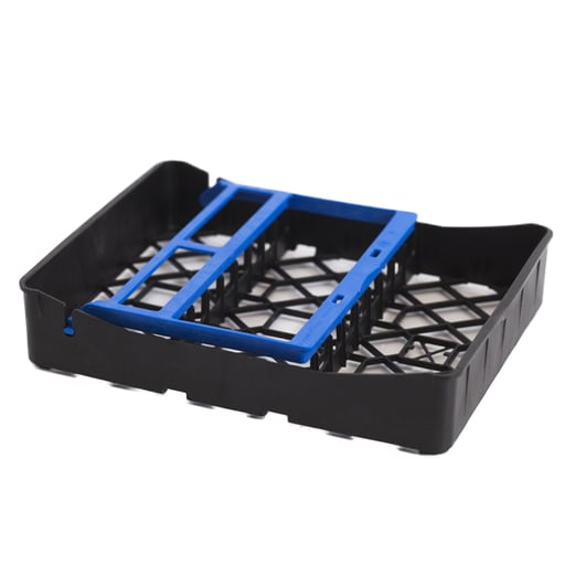 PractiPal Half Tray with Blue Clamp - 1 Set. Contains one half tray