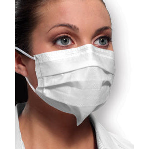 Isofluid Plus Pure SecureFit Earloop Masks - WHITE 50/Bx. Designed