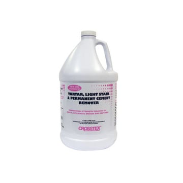 Crosstex Tartar and Stain Remover - Ready to Use, Powerful ultrasonic acidic