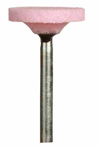 Keystone Pink Mounted Points, #11 Wheel, For Precious Ceramic Metals, Made