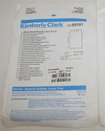 Kimberly-Clark Absorbent Towels, Two-Pack, Sterile 15" x 22", Case of 200