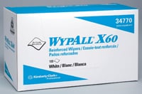 WypAll X60 Teri Wipers, 23" x 11", Towels are strong enough to wipe off