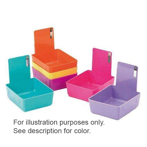 Keystone Beige plastic lab work pan, 12/pack. Size: 7″ x 5″ x 2-1/2″