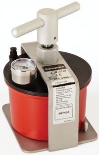 Aquapres High Capacity Hydraulic Pressure Curing Unit designed for use